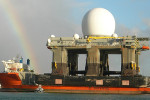 SBX radar USA - Pearl Harbour. Zdroj: Defense Industry Daily