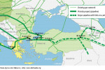 Projektovaná trasa plynovodu Nabucco. Zdroj: www.wikimedia.org