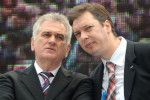 Tomislav Nikolić a Aleksandar Vučić. Zdroj: www.media1.rs